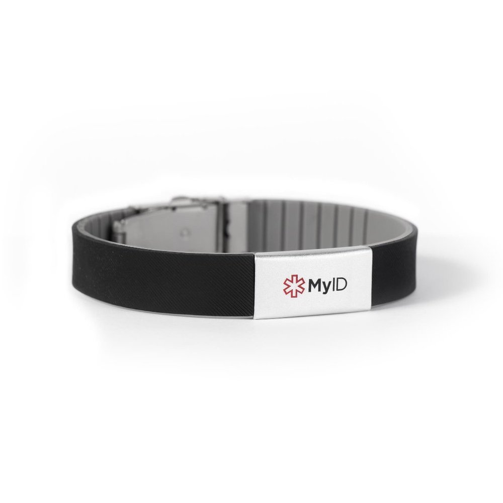 MyID Sleek | Black/Silver | Adjustable